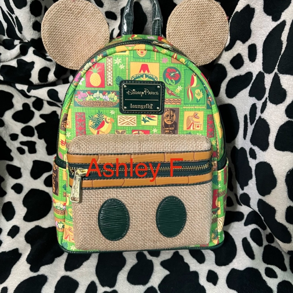 Mickey Mouse tiki room loungefly backpack